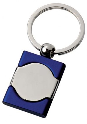 KEYCHAIN BARON CHROMED / BLUE