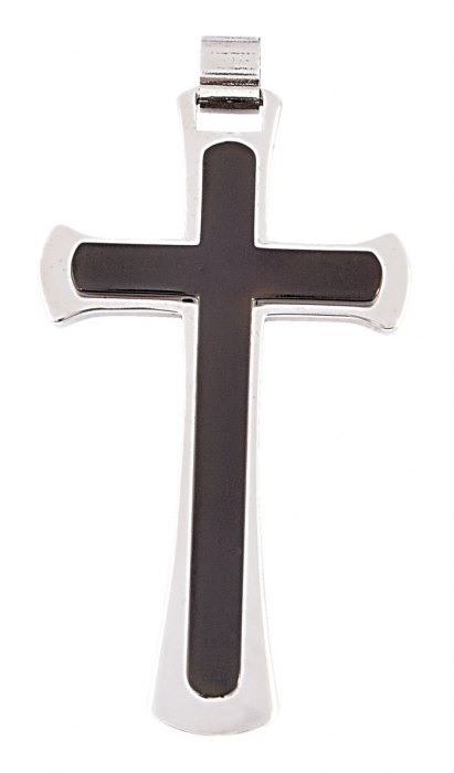 PENDANT STEEL CROSS