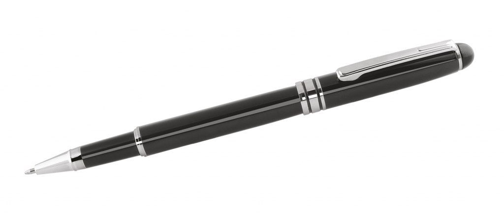 BLACK ROLLER PEN - CHROMED d=12 mm