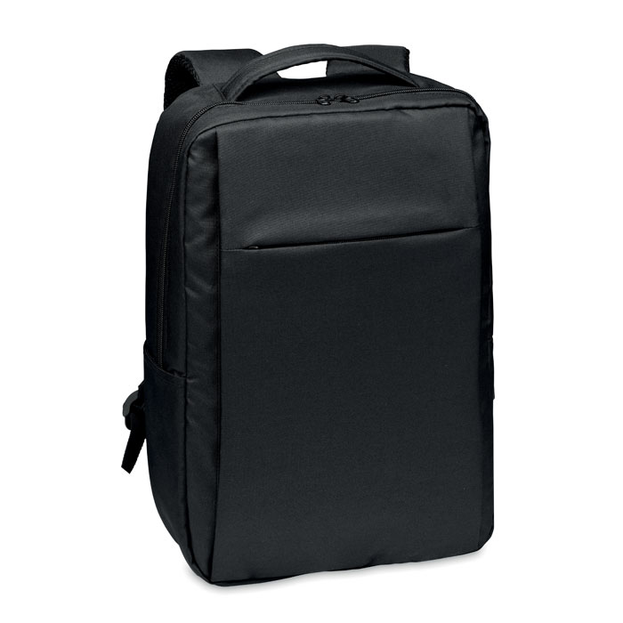 Laptop backpack in 300D RPET