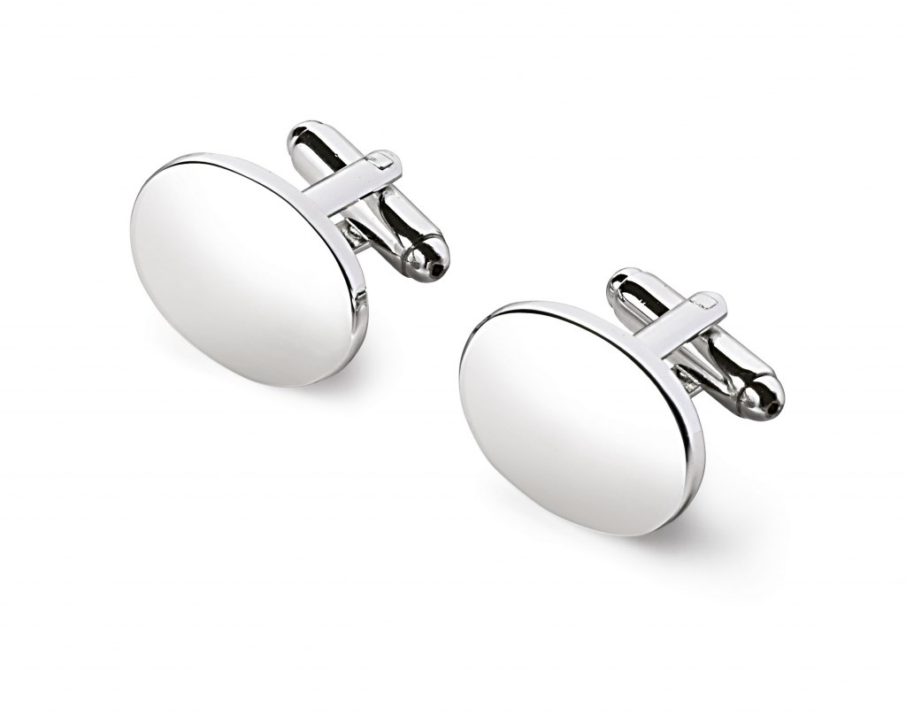 CUFFLINKS OVAL - STANDARD BOX