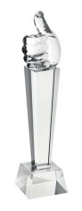 CRYSTAL TROPHY OK H=283 mm