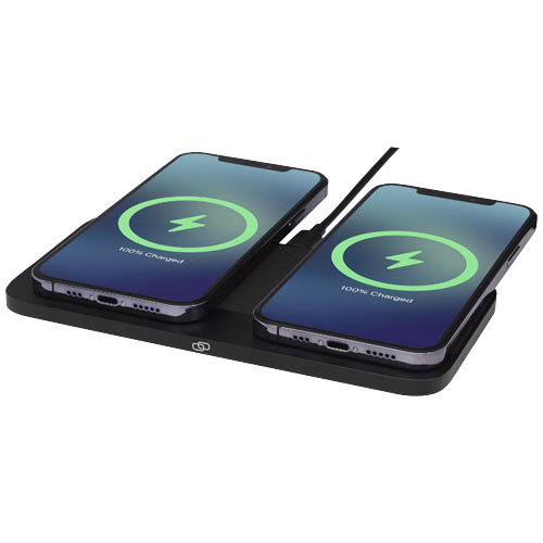 Hybrid 15W premium dual wireless charging pad