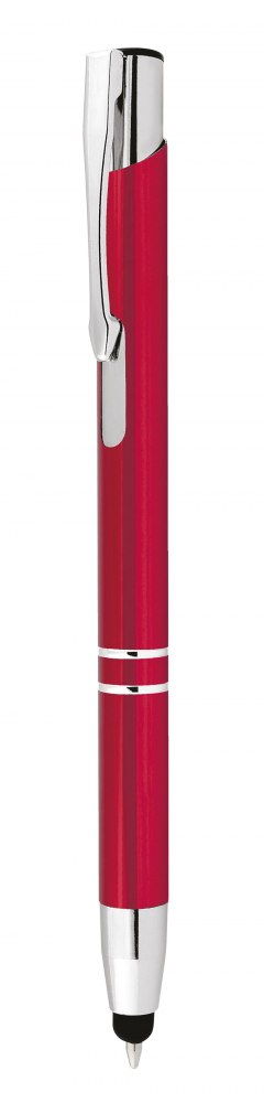 BALLPOINT PEN ALUMINIUM RED,  TOUCH