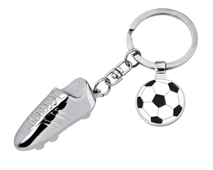 KEY CHAIN FOOTBALL-SHOE SHINY