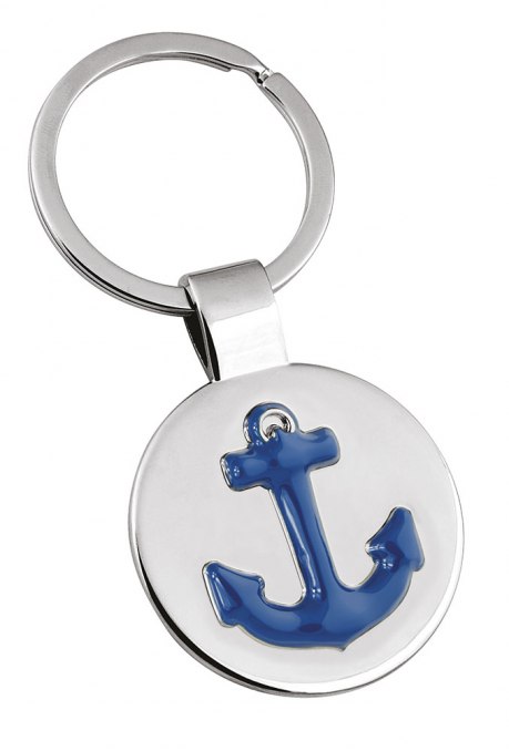 KEYCHAIN BLUE ANCHOR DECORATION