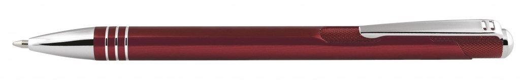 BALL PEN ALUMINIUM BURGUNDY