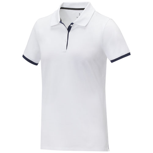 Morgan short sleeve women's duotone polo