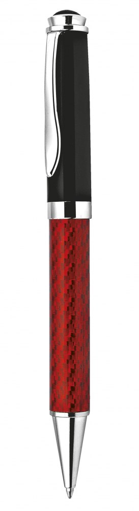 BALLPOINT PEN METAL AND GLASS FIBER RED