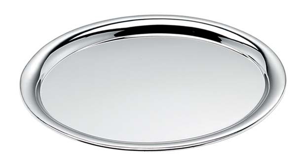 TRAY OVAL CHROMED - 220x287 mm