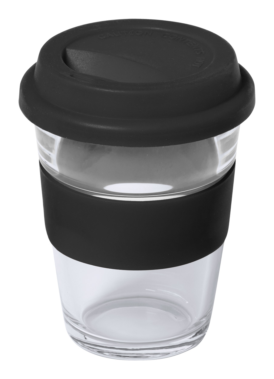 Durnox glass travel mug