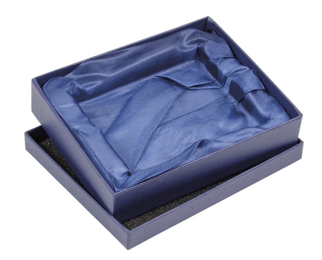 BLUE BOX SATIN BLUE 330X225X45 MM