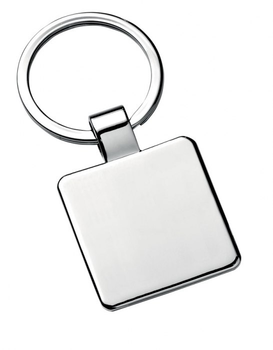 KEY CHAIN W/SQUARE PLATE - NO BOX