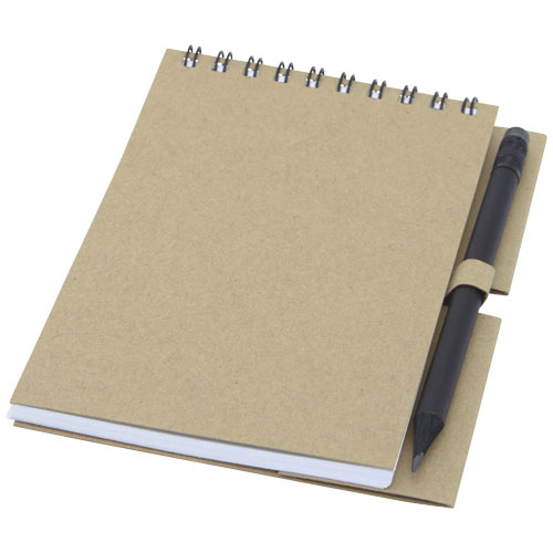 Luciano Eco wire notebook with pencil - small