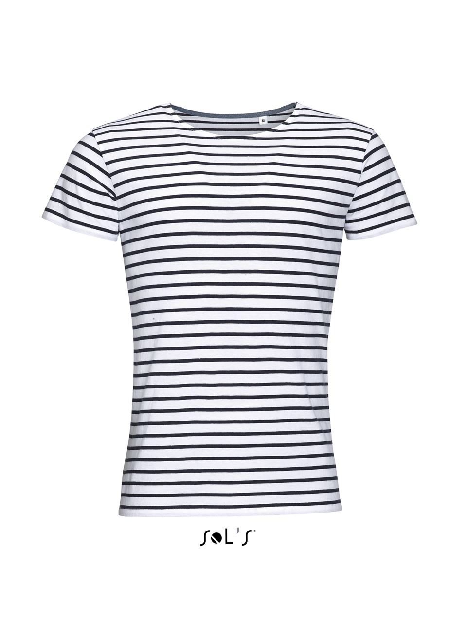 SOL'S MILES MEN - ROUND NECK STRIPED T-SHIRT