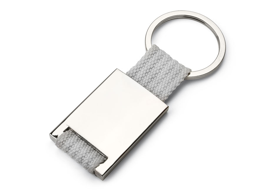 KEYCHAIN - NYLON GREY