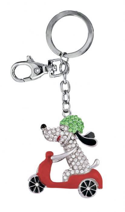 KEY CHAIN DOG SPRINT GRE/WHI/RED- NO BOX