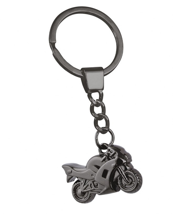 KEYCHAIN - MOTO BURNISHED  - NO BOX