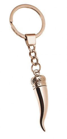 KEYCHAIN LUCKY HORN ROSE GOLD