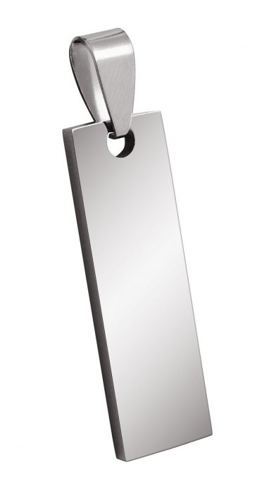 PENDANT STEEL RECTANGLE 10x32mm