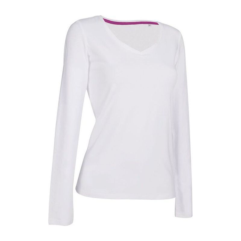 CLAIRE V-NECK LS T-SHIRT