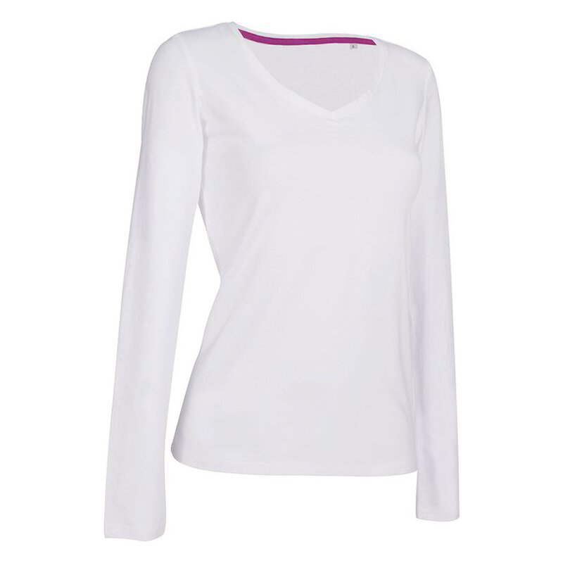 CLAIRE V-NECK LS T-SHIRT