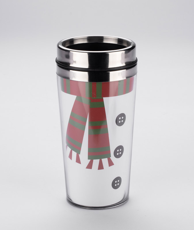 Travel mug SNOWMAN 450 ml- II quality