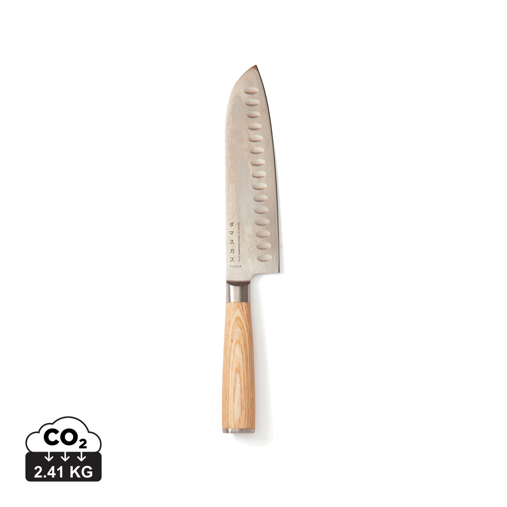 VINGA Hattasan Damascus Santoku knife