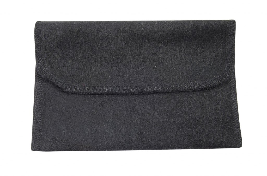 SMALL BLACK SACK FOR BUSINESS CARDS