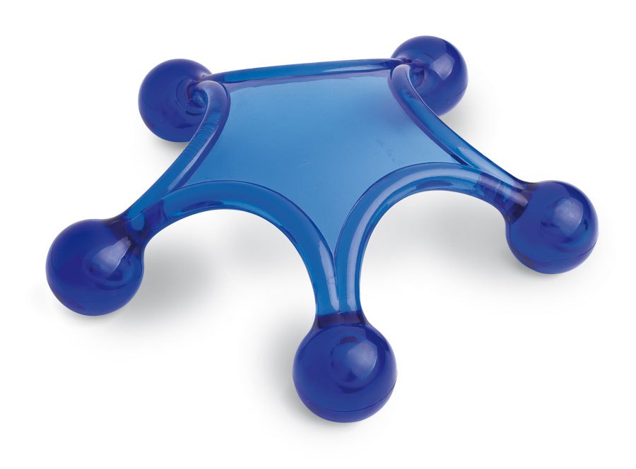 MINI-MASSEUR STAR PLASTIC BLUE