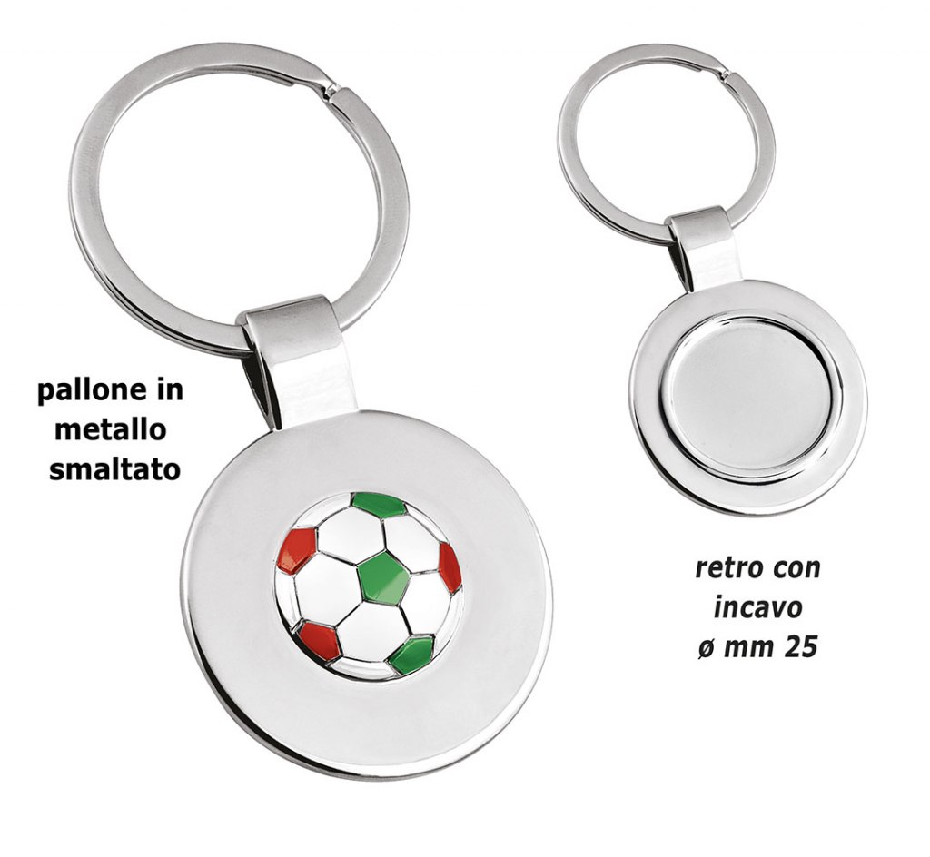 KEYCHAIN FOOTBALL HOLLOW TRICOLOR