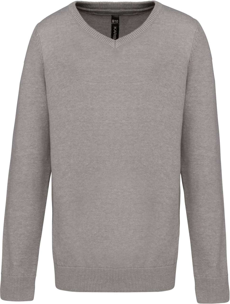 KIDS' V-NECK JUMPER