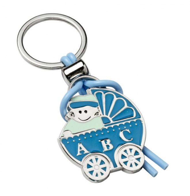 KEYCHAIN PRAM- Baby boy - NO BOX