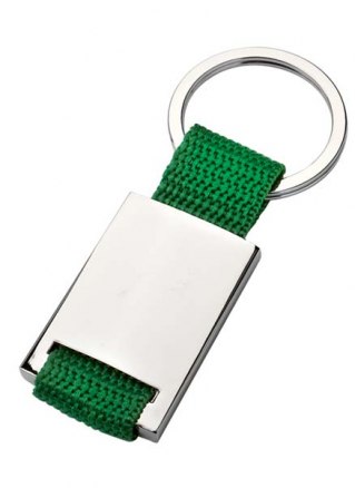 KEYCHAIN SATIN - NYLON GREEN