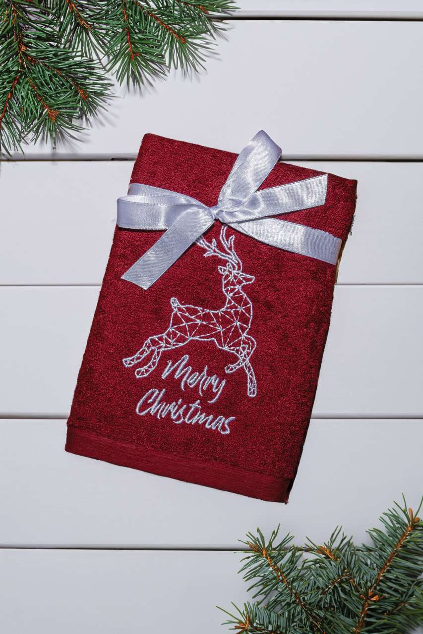 OLIMA CHRISTMAS TOWEL - REINDEER