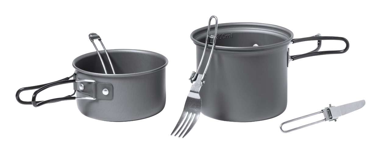 Sondic camping cutlery and pot set