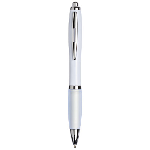 Nash ballpoint pen with coloured barrel and grip (black ink)