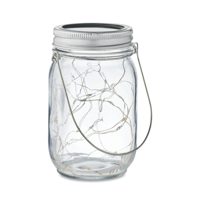 Solar mason jar outdoor lamp